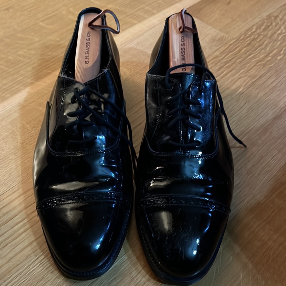 Polo by Ralph Lauren- Black Patent Slipon